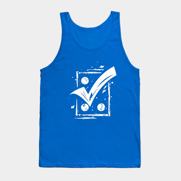 Better Things Are Necessary And Possible: Motivational Tick Symbol Tank Top by A Floral Letter Capital letter A | Monogram, Sticker